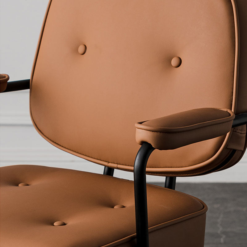 Les roues de chaise de bureau à armes fixes contemporaines comprenaient une chaise de conférence pour le bureau