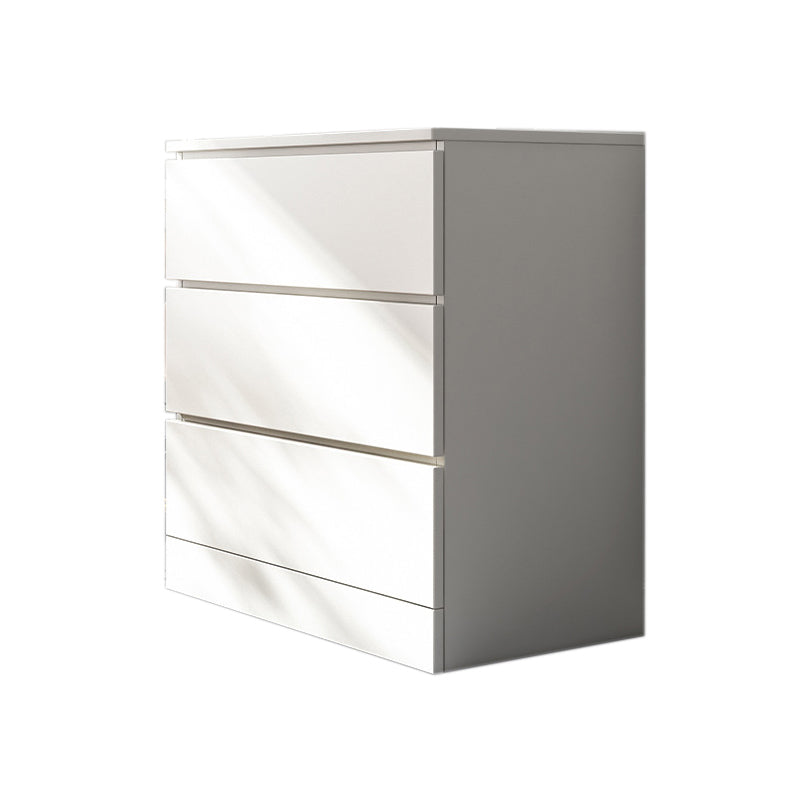 Contemporary Manufactured Wood Accent Chest Rectangle Accent Chest with Drawer 24"L x 16"W x 27"H White 3 Clearhalo 'Cabinets & Chests' 'cabinets_chests' 'furn' 'furn_cabinets_chests' 'Furniture' 'Living Room Furniture' 7374460