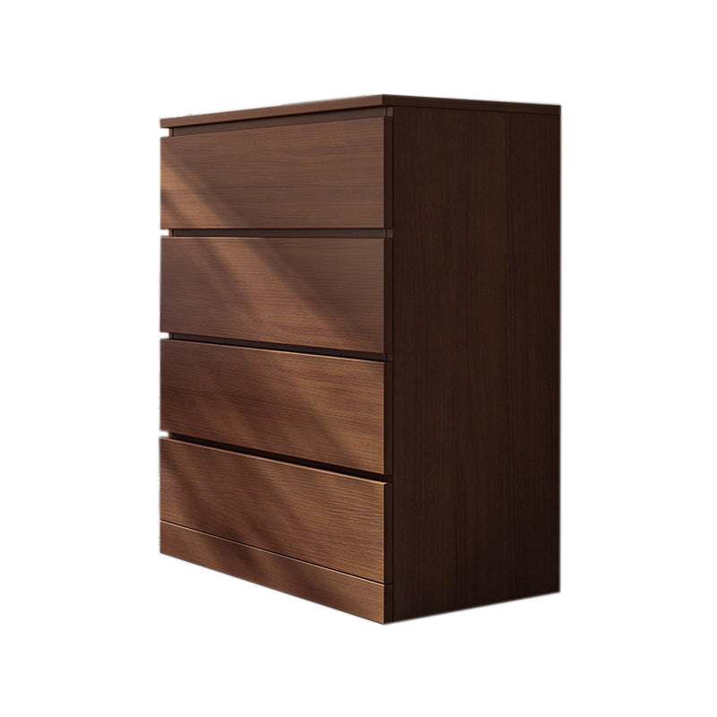 Contemporary Manufactured Wood Accent Chest Rectangle Accent Chest with Drawer 24"L x 16"W x 35"H Nut-Brown 4 Clearhalo 'Cabinets & Chests' 'cabinets_chests' 'furn' 'furn_cabinets_chests' 'Furniture' 'Living Room Furniture' 7374464