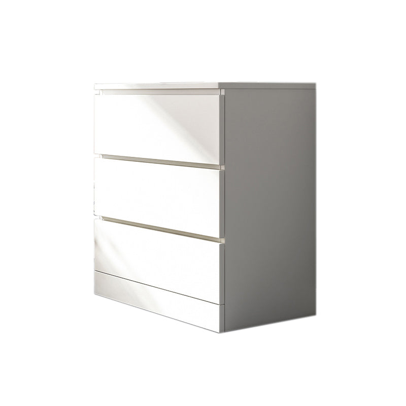 Contemporary Manufactured Wood Accent Chest Rectangle Accent Chest with Drawer 18"L x 14"W x 24"H White 3 Clearhalo 'Cabinets & Chests' 'cabinets_chests' 'furn' 'furn_cabinets_chests' 'Furniture' 'Living Room Furniture' 7374477