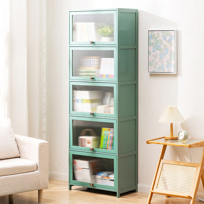 Rectangular Green Cabinet, Modern Standard Accent Cabinet in Green