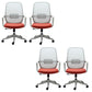 Contemporary Arms Included Conference Chair Height Adjustable Desk Chair for Office