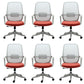Contemporary Arms Included Conference Chair Height Adjustable Desk Chair for Office