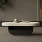 Contemporary Irregular Coffee Table Modern 15.7-In High 1 Single Cocktail Table Clearhalo 'Coffee & Accent Tables' 'Coffee Tables' 'coffee_tables' 'furn' 'furn_coffee_tables' 'Furniture' 'Living Room Furniture' 7375086