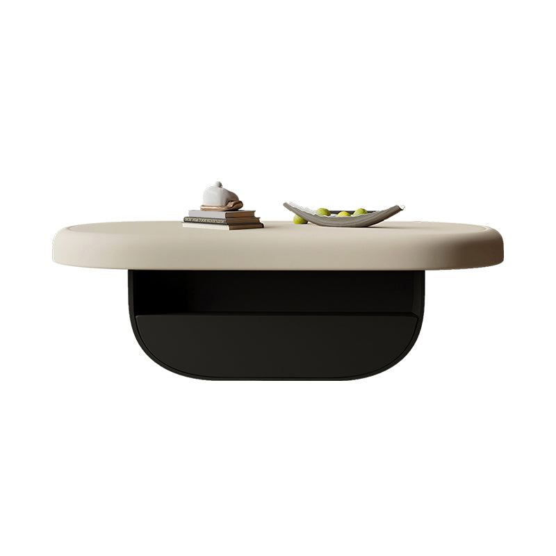 Contemporary Irregular Coffee Table Modern 15.7-In High 1 Single Cocktail Table Clearhalo 'Coffee & Accent Tables' 'Coffee Tables' 'coffee_tables' 'furn' 'furn_coffee_tables' 'Furniture' 'Living Room Furniture' 7375089