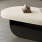 Contemporary Irregular Coffee Table Modern 15.7-In High 1 Single Cocktail Table Clearhalo 'Coffee & Accent Tables' 'Coffee Tables' 'coffee_tables' 'furn' 'furn_coffee_tables' 'Furniture' 'Living Room Furniture' 7375091