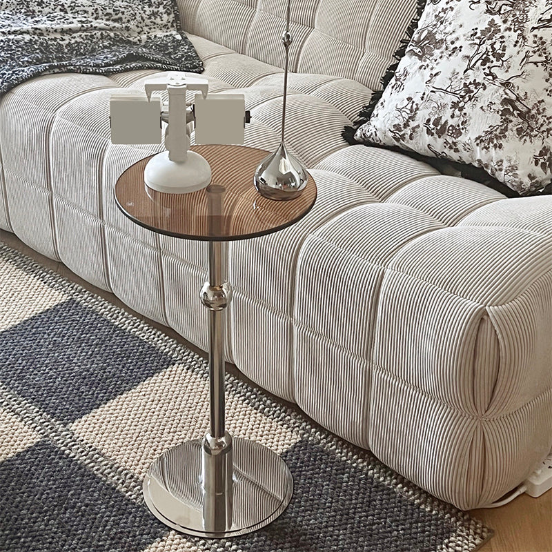 Contemporary Irregular Coffee Table Modern 21.8-In High 1 Single Cocktail Table Clearhalo 'Coffee & Accent Tables' 'Coffee Tables' 'coffee_tables' 'furn' 'furn_coffee_tables' 'Furniture' 'Living Room Furniture' 7375095