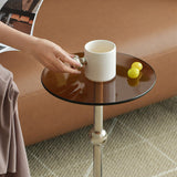 Contemporary Irregular Coffee Table Modern 21.8-In High 1 Single Cocktail Table