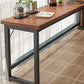 Mesa de bar interior sencilla y moderna, taburete rectangular para Bar con reposapiés