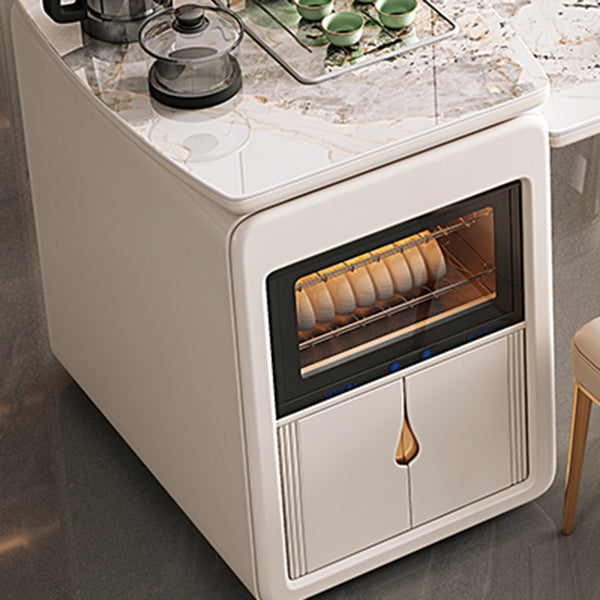 Glam Kitchen Stone Furniture 2/3/5/6/7 Pcs Standard Height Versatile Dining Room Table Set Clearhalo 'Dining Room Sets' 'Dining Tables & Seating' 'dining_room_set' 'furn' 'furn_dining_room_set' 'Furniture' 'Kitchen & Dining Furniture' 7375316