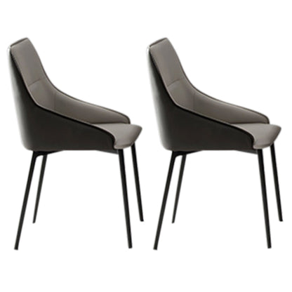 Rechteck Esstisch Set mit grauen Beinen 1/2/5/7 PCs Esseet Set für Zuhause