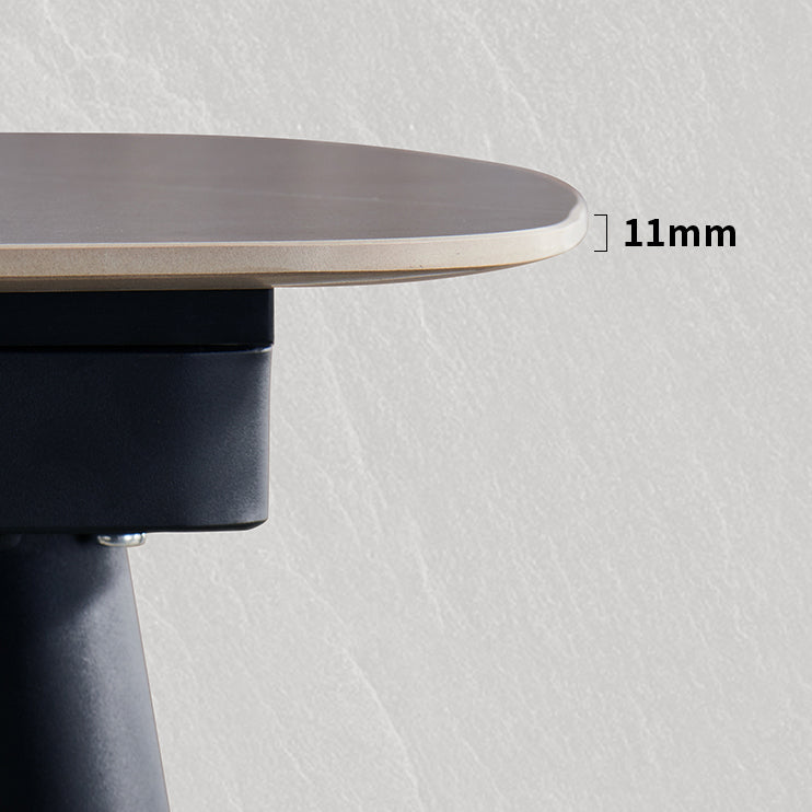 Mattes Finish Stone Esstisch Set für zu Hause 02.05.7 PCs Modernes Dinette Set