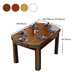 Modern Style Furniture Set 7 Pcs Round Solid Wood Dinette Table with Armless Chair