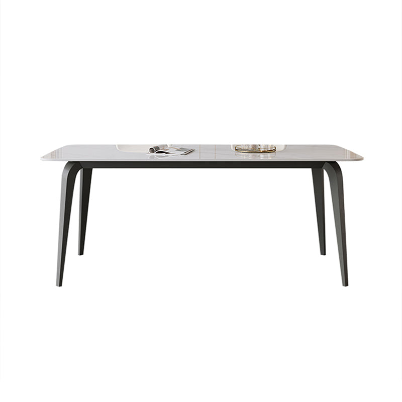 Ensemble de table à manger rectangle 1/5/7 PCS White Dinette Set pour la maison