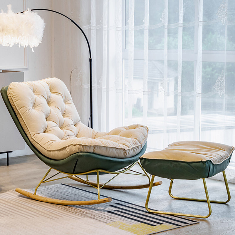 Simple Style Light Luxury Lazy Sofa Chair Chaise Lounge Living Room Rocking Chair