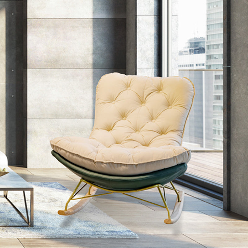 Simple Style Light Luxury Lazy Sofa Chair Chaise Lounge Living Room Rocking Chair