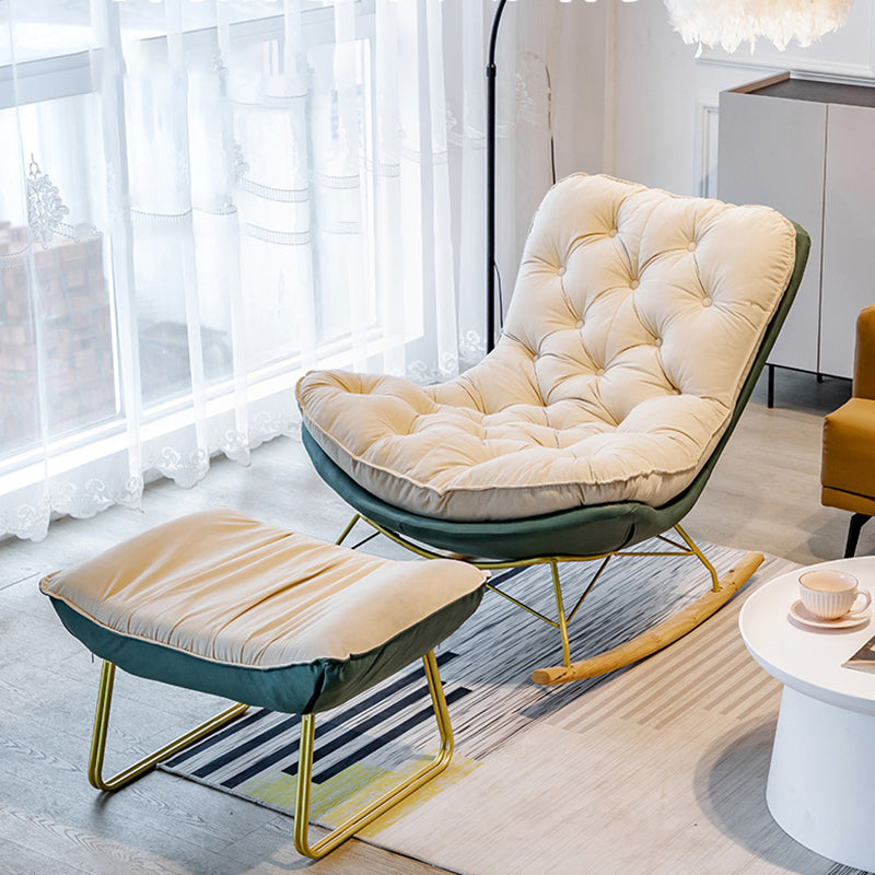 Simple Style Light Luxury Lazy Sofa Chair Chaise Lounge Living Room Rocking Chair