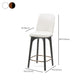 Modern Style Bar Stool Leather Backrest Bar Stools with Wooden Base Clearhalo 'Bar Furniture' 'Bar Stools' 'bar_stools' 'furn' 'furn_bar_stools' 'Furniture' 'Kitchen & Dining Furniture' 7376347
