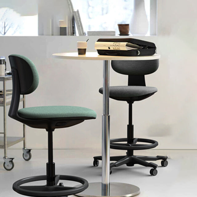 Moderne verstelbare rugleuning aan de teller kassier kassier Bark ontlasting met kussen en pedaal