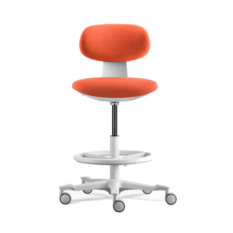 Moderne verstelbare rugleuning aan de teller kassier kassier Bark ontlasting met kussen en pedaal