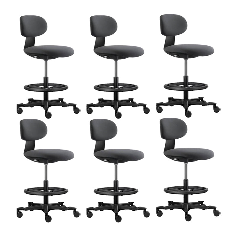 Moderne verstelbare rugleuning aan de teller kassier kassier Bark ontlasting met kussen en pedaal