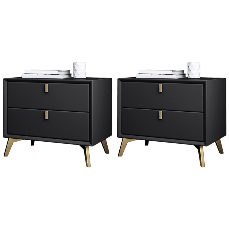 2 Schubladen Akzenttisch Nachttisch zeitgenössischer Nachttisch für Zuhause