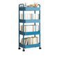 Scandinavian Plastic Bookshelf Open Back Standard Bookcase with Shelves