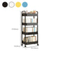 Scandinavian Plastic Bookshelf Open Back Standard Bookcase with Shelves