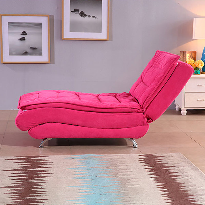 Contemporary Armless Reclining Accent Chair Fabric Chaise for Living Room Clearhalo 'Chairs & Seating' 'Chaise Lounge' 'chaise_lounge' 'furn' 'furn_chaise_lounge' 'Furniture' 'Living Room Furniture' 7377017