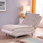 Contemporary Armless Reclining Accent Chair Fabric Chaise for Living Room Beige Clearhalo 'Chairs & Seating' 'Chaise Lounge' 'chaise_lounge' 'furn' 'furn_chaise_lounge' 'Furniture' 'Living Room Furniture' 7377019