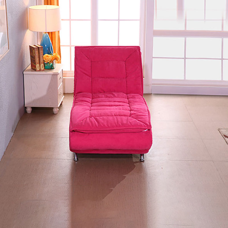 Contemporary Armless Reclining Accent Chair Fabric Chaise for Living Room Clearhalo 'Chairs & Seating' 'Chaise Lounge' 'chaise_lounge' 'furn' 'furn_chaise_lounge' 'Furniture' 'Living Room Furniture' 7377020