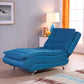 Contemporary Armless Reclining Accent Chair Fabric Chaise for Living Room Blue Clearhalo 'Chairs & Seating' 'Chaise Lounge' 'chaise_lounge' 'furn' 'furn_chaise_lounge' 'Furniture' 'Living Room Furniture' 7377027