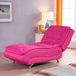 Contemporary Armless Reclining Accent Chair Fabric Chaise for Living Room Rose Red Clearhalo 'Chairs & Seating' 'Chaise Lounge' 'chaise_lounge' 'furn' 'furn_chaise_lounge' 'Furniture' 'Living Room Furniture' 7377035