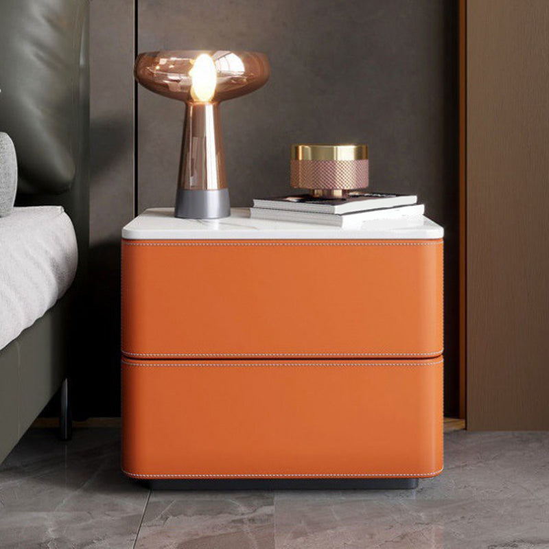 Table table de nuit à 2 tiroirs contemporains