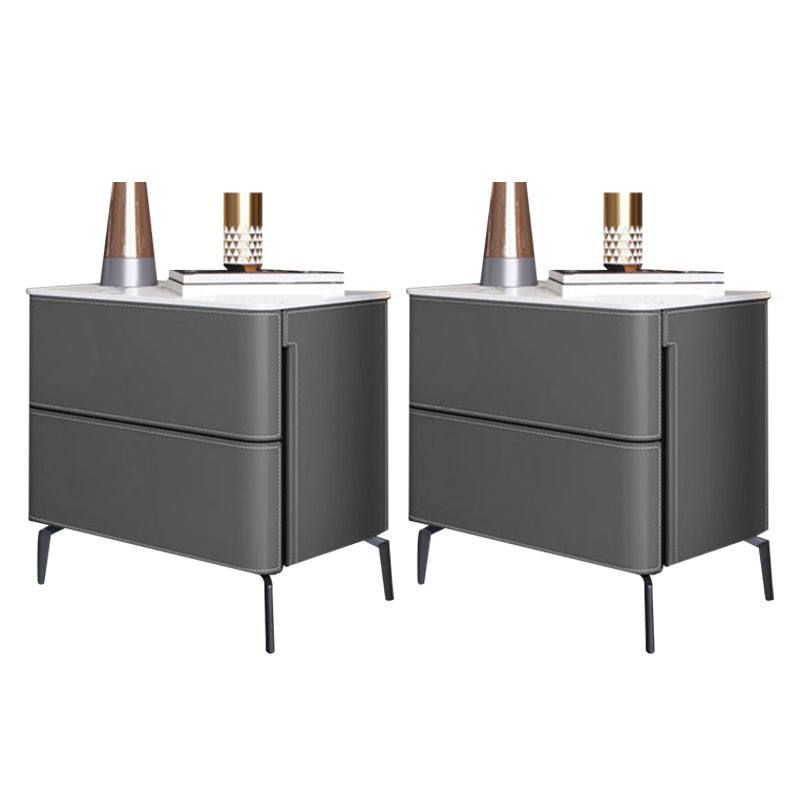 Table table de nuit à 2 tiroirs contemporains