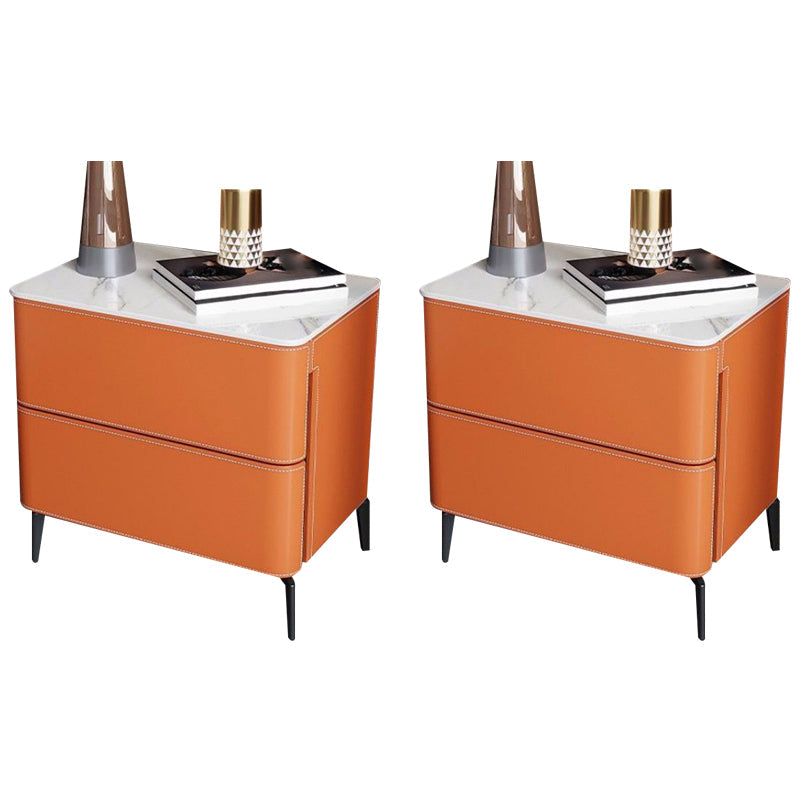 Table table de nuit à 2 tiroirs contemporains