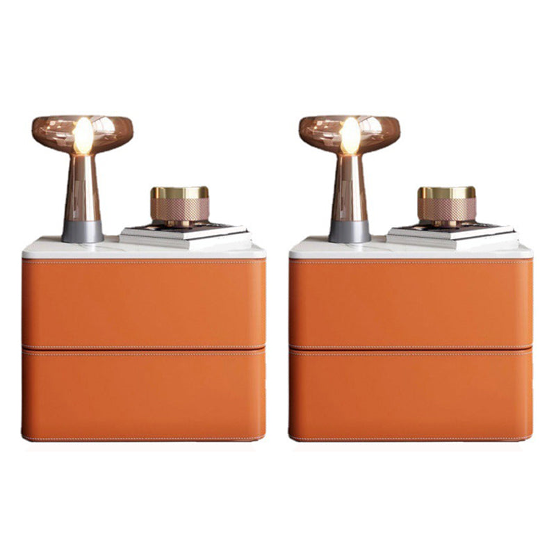 Table table de nuit à 2 tiroirs contemporains