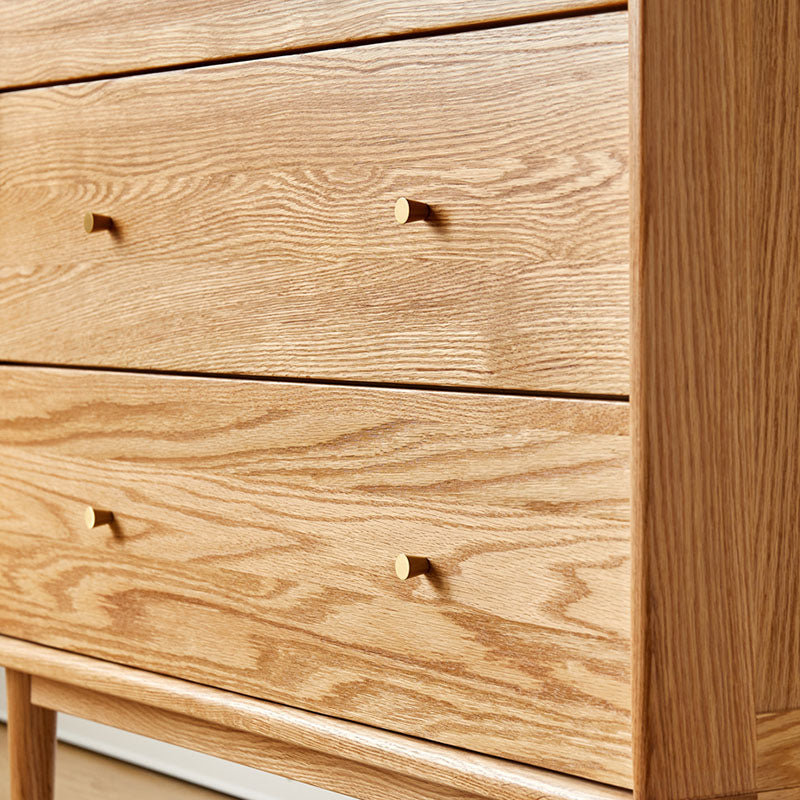 Cofre de soltera de almacenamiento de madera contemporánea de tocador vertical para casa