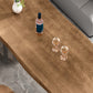 Juego de mesa de bar con base de caballete, mesa de bar y taburetes de madera maciza y metal, 1/3 piezas
