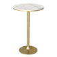 Modern Round Bar Table Set 1/3 Pcs Stone Top Bar Table and Metal Stools Table Gold 1 Piece Clearhalo 'Bar Furniture' 'furn' 'furn_home_bar_bar_sets' 'Furniture' 'Home Bars & Bar Sets' 'home_bar_bar_sets' 'Kitchen & Dining Furniture' 7377362