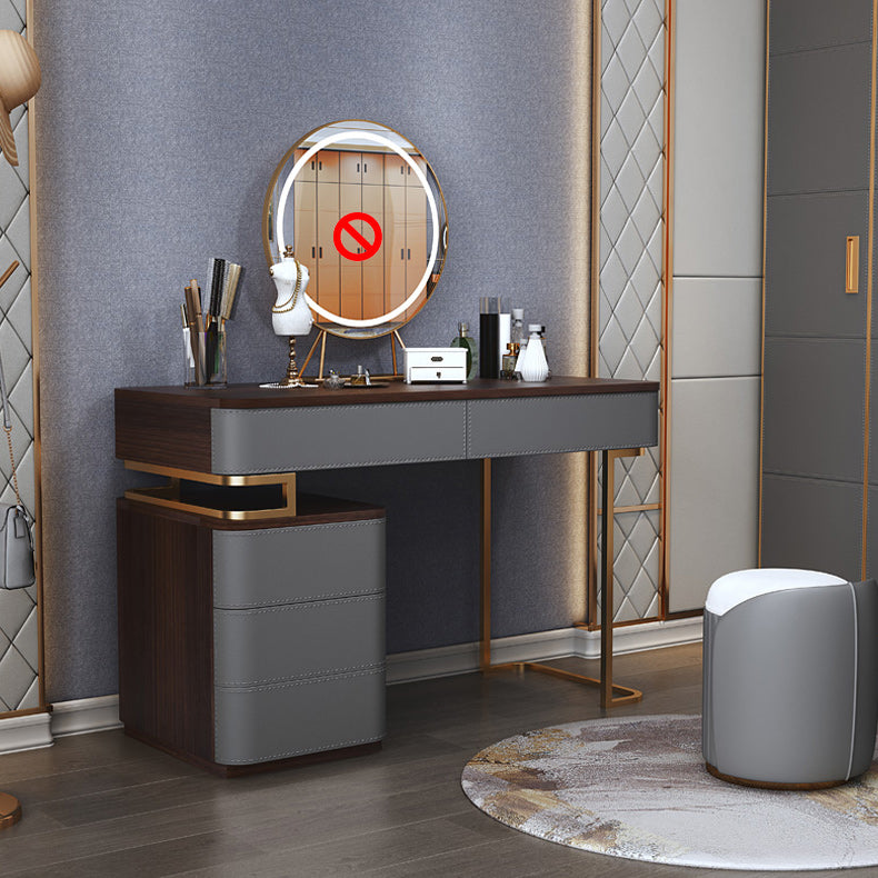 Tocador glamoroso con 5 cajones tocador de madera maciza tocador