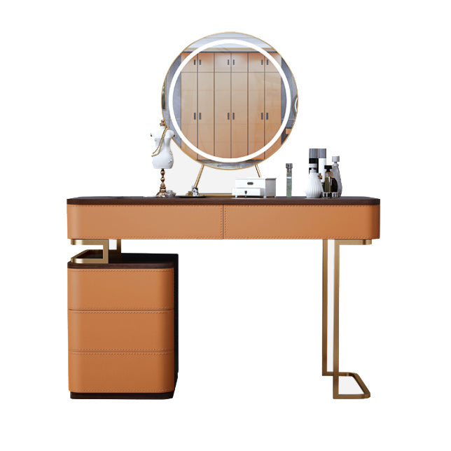 Tocador glamoroso con 5 cajones tocador de madera maciza tocador