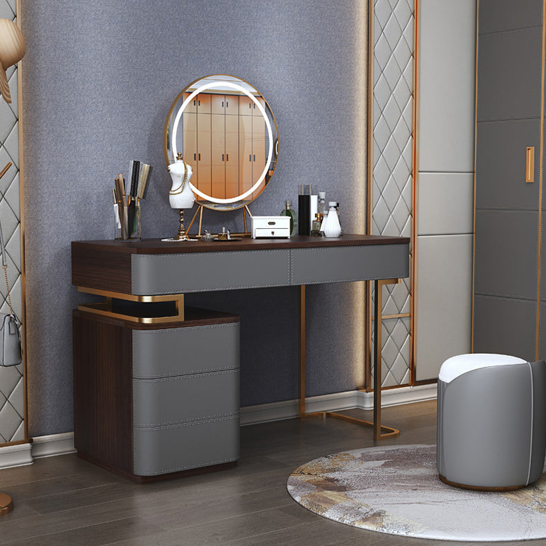 Tocador glamoroso con 5 cajones tocador de madera maciza tocador