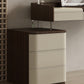 Modern Bedroom Makeup Vanity Desk Faux Leather Vanity Dressing Table
