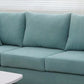 68.1" Wide Slipcovered Linen Sofa 3-Seater Loose Back Square Arm Sofa Clearhalo 'furn' 'furn_sofas' 'Furniture' 'Living Room Furniture' 'Sofa' 'sofas' 7377620