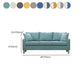 68.1" Wide Slipcovered Linen Sofa 3-Seater Loose Back Square Arm Sofa Clearhalo 'furn' 'furn_sofas' 'Furniture' 'Living Room Furniture' 'Sofa' 'sofas' 7377629
