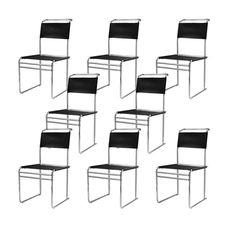 Sedia laterale in stile moderno in vetro sedia da pranzo inoltre a bracciole per cucina