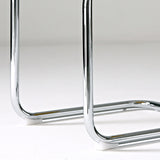 Sedia laterale in stile moderno in vetro sedia da pranzo inoltre a bracciole per cucina