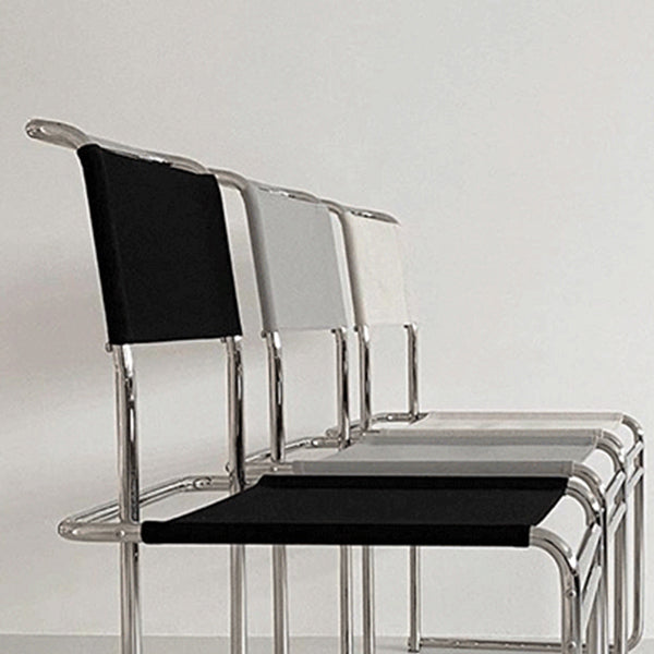 Sedia laterale in stile moderno in vetro sedia da pranzo inoltre a bracciole per cucina