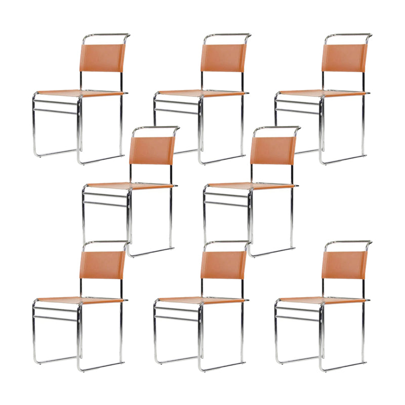 Sedia laterale in stile moderno in vetro sedia da pranzo inoltre a bracciole per cucina